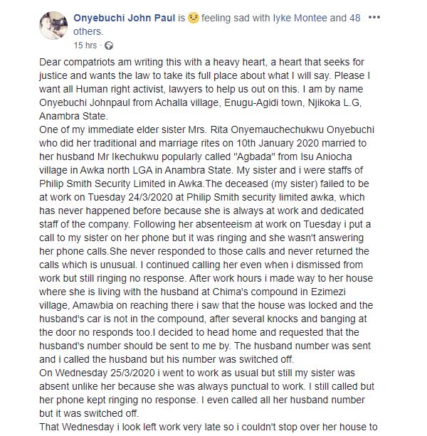Man allegedly stabs his pregnant wife to death two months after their wedding (Graphic) 7 Man allegedly stabs his pregnant wife to death two months after their wedding (Graphic) 7
