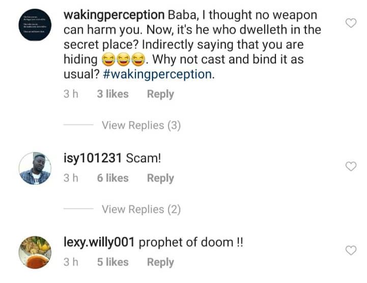 Nigerians Call Out Pastor Adeboye While Others Support Him For Saying ''As Long As You Are In The Secret Place Of The Most High, No Virus Will Come Near You'' While His Parishes Are Closing In America 9 Nigerians Call Out Pastor Adeboye While Others Support Him For Saying ''As Long As You Are In The Secret Place Of The Most High, No Virus Will Come Near You'' While His Parishes Are Closing In America 8