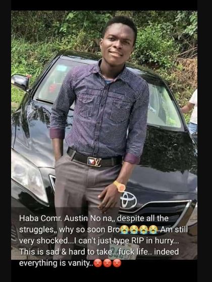 Former DELSU SUG President drowns in a River in Delta State 6