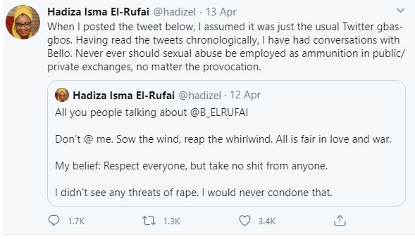 Deputy Editor of Brittle Paper fired for criticizing El'Rufai's wife's reaction after her son threatened a Twitter user with Rape 24