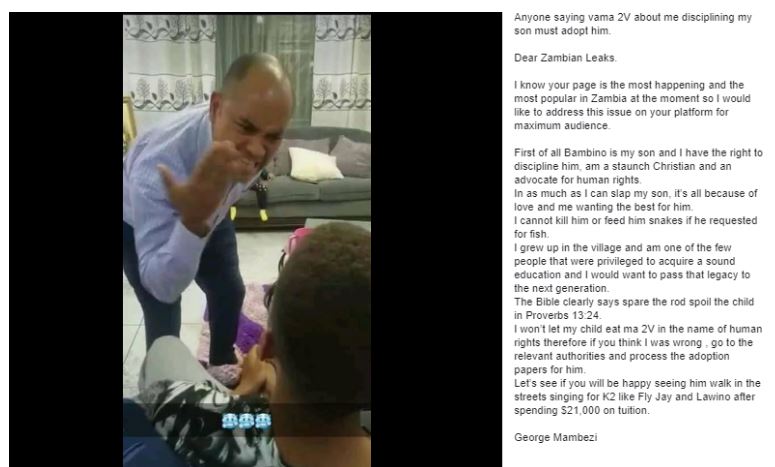 ''I have the right to discipline my son, if you think I was wrong, come and adopt him'' - Father who slapped son for failing Exams after paying $21k school fees says 7