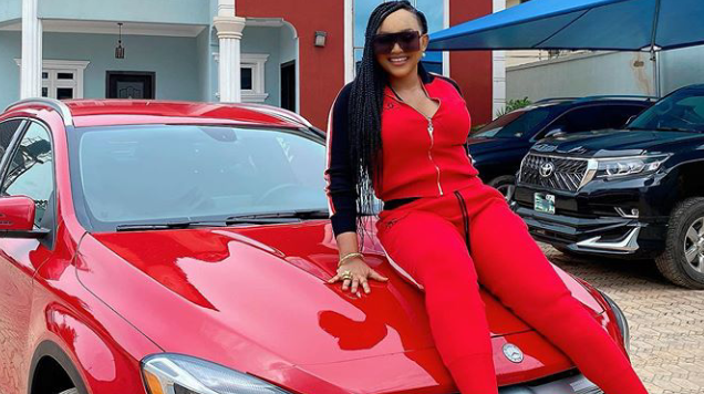 Actress, Mercy Aigbe buys new Benz 1