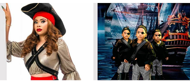 FFK's Wife and Triplets celebrate birthday with Pirate themed photos 5 FFK's Wife and Triplets celebrate birthday with Pirate themed photos 5