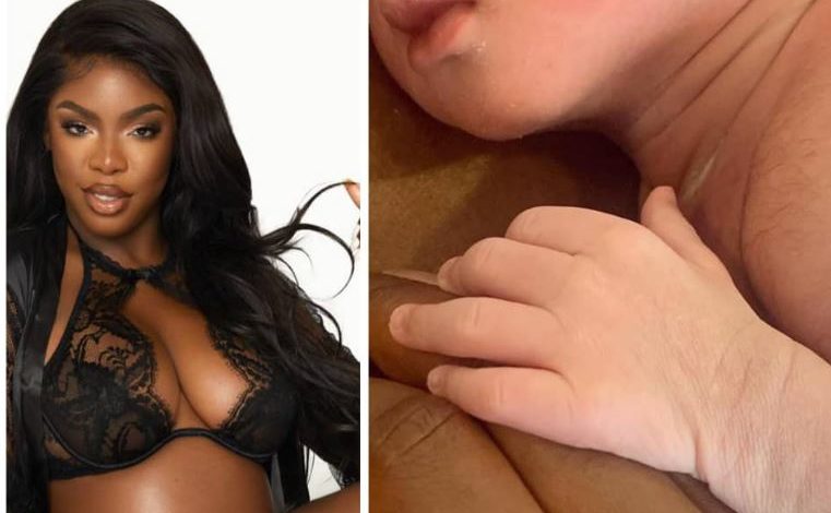 Grace Ajilore says she thought God had forgotten her as she gushes over her man and newborn son 3 Grace Ajilore says she thought God had forgotten her as she gushes over her man and newborn son 1