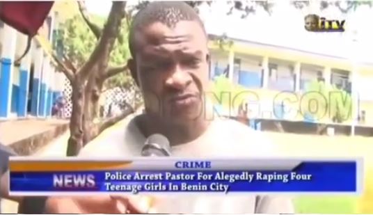 Pastor arrested for raping four minors between ages 6 to 11-years-old kept in his care in Edo 1