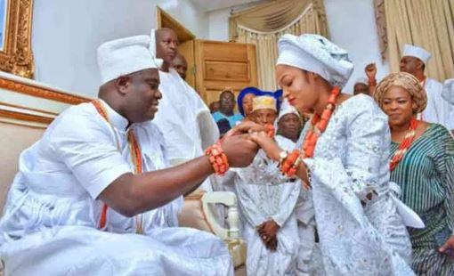 Ooni of Ife's wife, Olori Prophetess Naomi reacts to rumors that their marriage has crashed 1