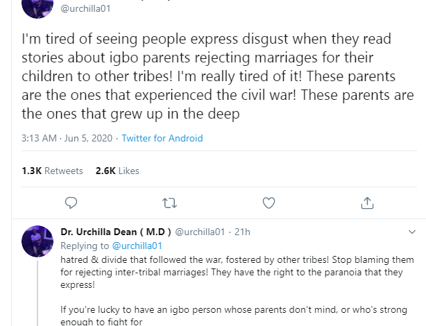 Stop blaming Igbo parents for rejecting inter-tribal marriages - Twitter User 1