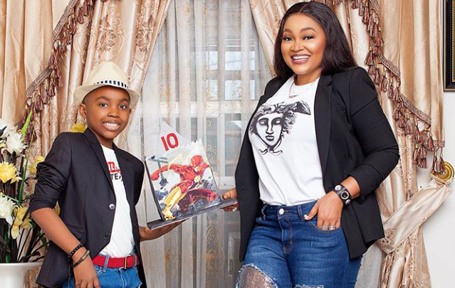 Mercy Aigbe celebrates Son as he turns 10 (Photo) 3