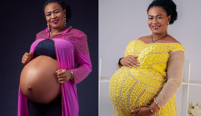 Nigerian lady welcomes triplets after 14 years of Marriage 1