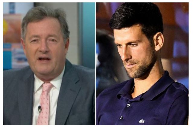 Piers Morgan Attacks Novak Djokovic as he tests positive for COVID-19 after hosting tennis tournament 1