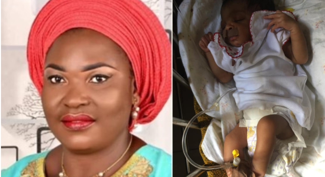 Nigerian Lady welcomes Baby Girl after 21 years of Marriage 1