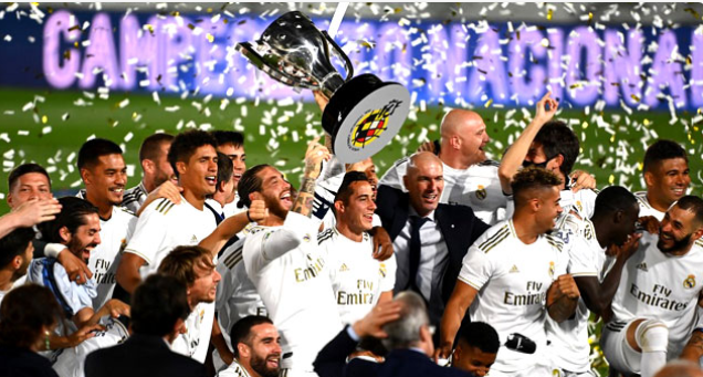 Real Madrid become La Liga Champions for the 34th time 3