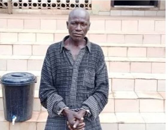 59-year-old pastor arrested for raping a 10-year-old girl in Ogun (photo) 1 59-year-old pastor arrested for raping a 10-year-old girl in Ogun (photo) 1