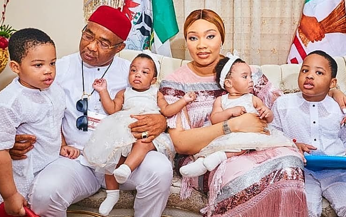 Hope Uzodinma baptizes his twin Daughters (photos) 9