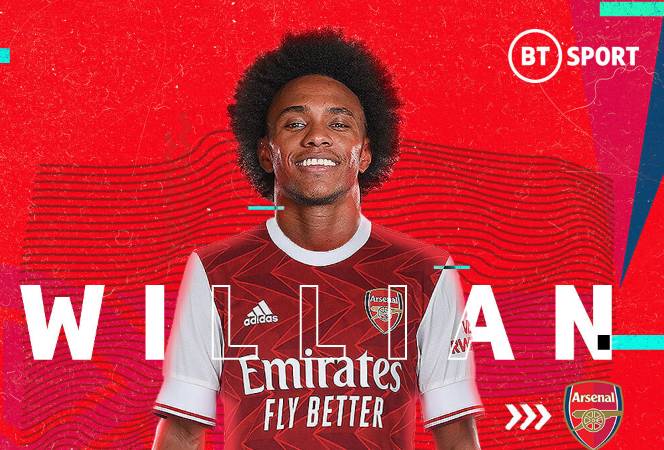 Arsenal Confirms signing of Brazilian Winger, Willian 1