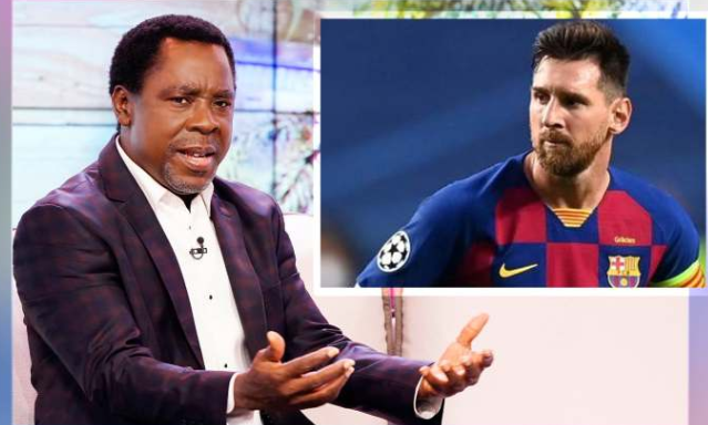 Don't leave Barcelona bitter and offended - T.B Joshua tells Lionel Messi 1 Don't leave Barcelona bitter and offended - T.B Joshua tells Lionel Messi 1