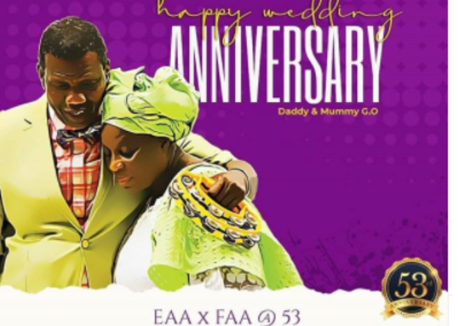 Leke Adeboye celebrates parents 53rd wedding anniversary, shades people with failed marriages 1 Leke Adeboye celebrates parents 53rd wedding anniversary, shades people with failed marriages 1