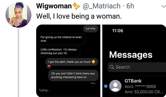 Man thanks woman with N50k for replying his chat 9 Man thanks woman with N50k for replying his chat 9