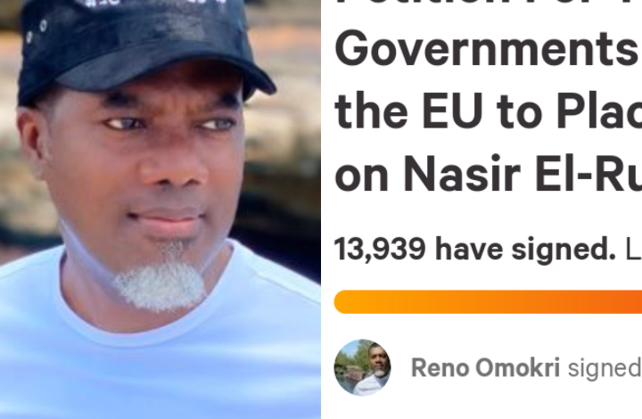 Over 13,000 people sign Reno Omokri's petition for EU and UK to place visa restriction on El-Rufai 1 Over 13,000 people sign Reno Omokri's petition for EU and UK to place visa restriction on El-Rufai 1