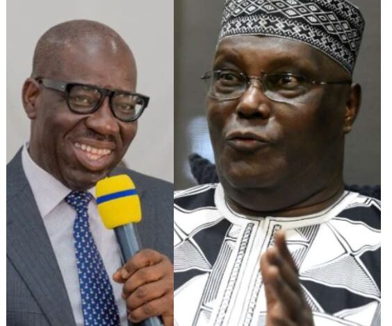 "The End of Godfatherism Has Come" Atiku says as he urges Ize-Iyamu to work with Obaseki and let go of the "leprous hand he is now holding" 9 "The End of Godfatherism Has Come" Atiku says as he urges Ize-Iyamu to work with Obaseki and let go of the "leprous hand he is now holding" 1