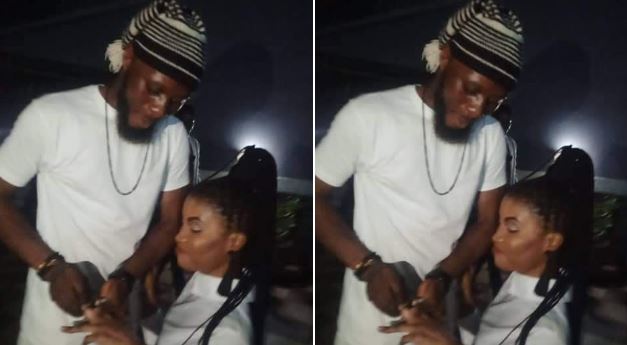 Nigerian lady kneels down to accept her Boyfriend's marriage proposal 7 Nigerian lady kneels down to accept her Boyfriend's marriage proposal 1