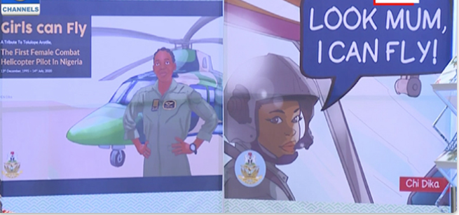 Comic Book launched in honor of Late Flying officer Arotile 1 Comic Book launched in honor of Late Flying officer Arotile 1