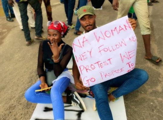 "End SARS protest will give ladies husband this year more than Shiloh" Nkechi Blessing Sunday says 3 "End SARS protest will give ladies husband this year more than Shiloh" Nkechi Blessing Sunday says 1