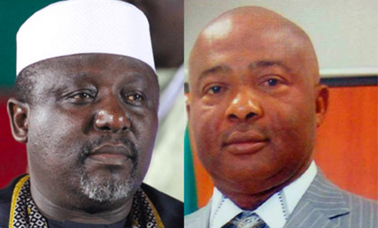 "Concentrate on the fight against me and leave Imo people alone" - Rochas tells Hope Uzodinma 1