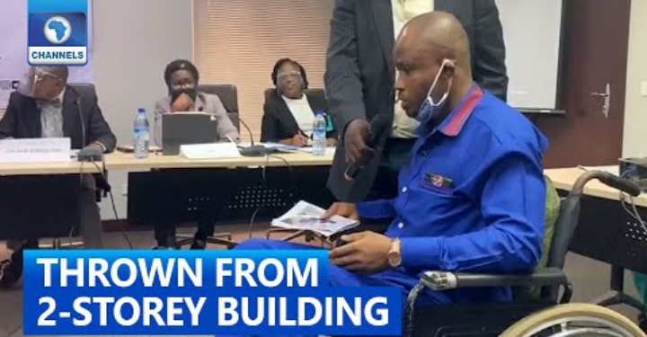 SARS Officials threw me from a two-storey Building – Petitioner tells Judicial panel 1 SARS Officials threw me from a two-storey Building – Petitioner tells Judicial panel 1