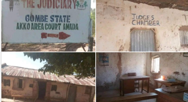 Photos of an alleged courtroom in Nigeria goes viral 9