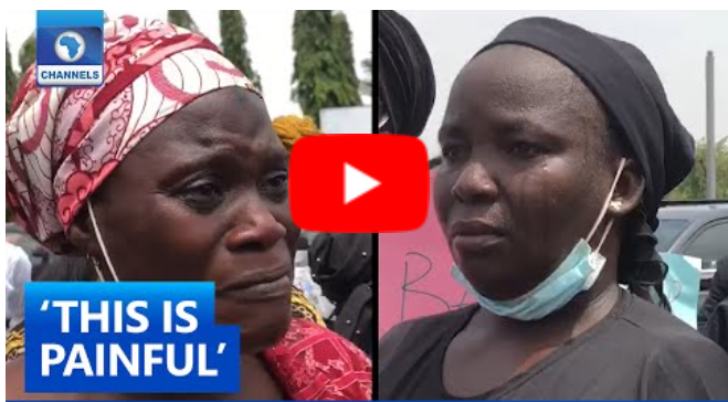 'Please Help Us!'- Mothers of abducted kaduna student burst into tears during protest 1 'Please Help Us!'- Mothers of abducted kaduna student burst into tears during protest 1