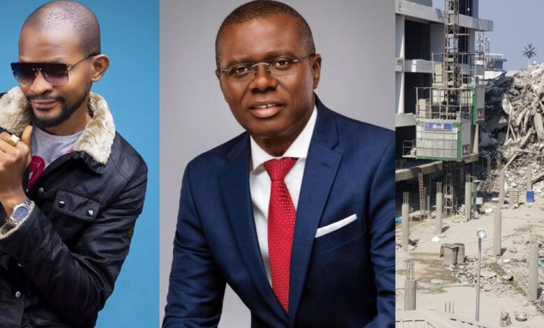 Ikoyi building collapse: Stop magnifying your negligence with a 3-day mourning declaration - Uche Maduagwu tells Gov Sanwo-Olu 1