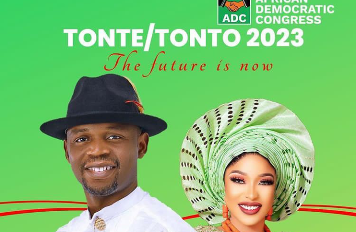 It is good for Democracy - Shehu Sani reacts to Tonto Dikeh's emergence as Deputy Governorship aspirant of ADC 1