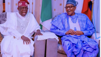 Photo of You left many battles and a bunch of tasks for me – Tinubu tells Buhari
