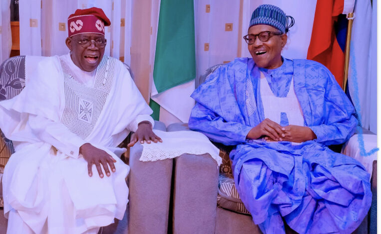 You left many battles and a bunch of tasks for me - Tinubu tells Buhari 1
