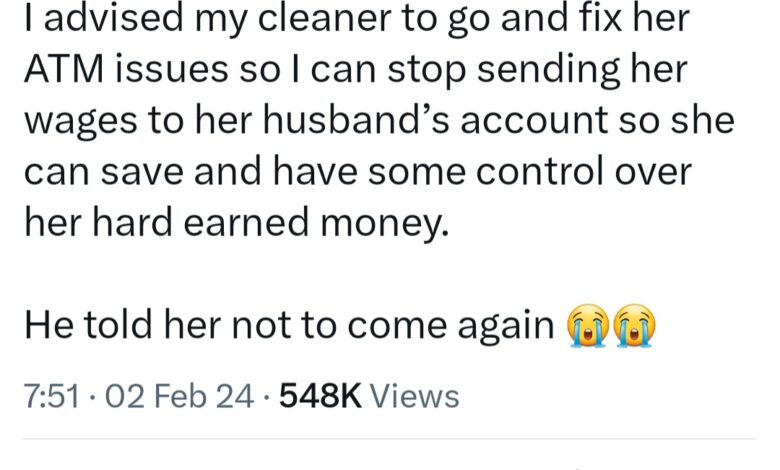 Husband orders wife to quit her job after her boss asked her to stop using his account to receive her salary 5
