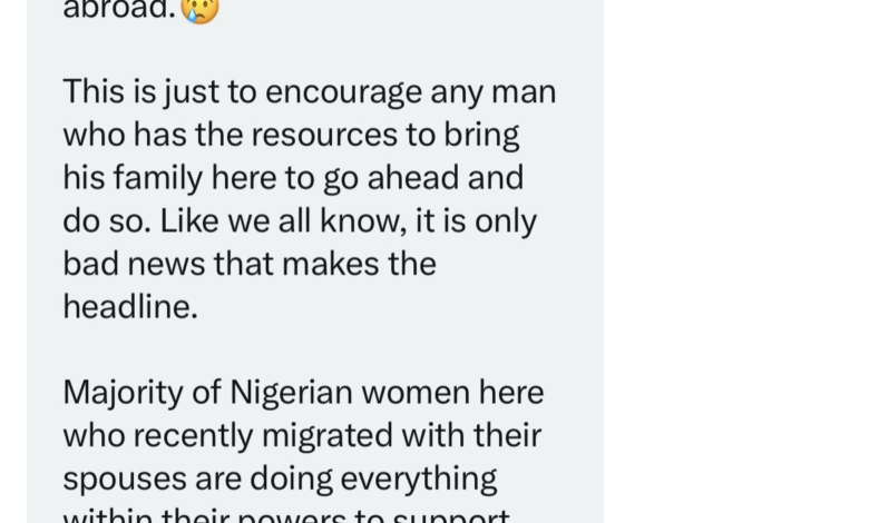 If your wife sees her money as hers alone, do not relocate with her abroad - UK-based Nigerian woman educates men on the type of women to relocate with 11