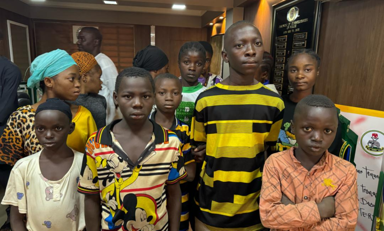 Trafficking: FCT police rescues 12 abducted children, arrests three suspects 5