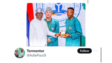 Photo of ”I stayed in the Northeast, fighting Boko Haram for four years, got shot and still carrying bullet in me till date” – Nigerian soldier kicks as President Tinubu gifts Super Eagles players houses, plots of land, and national honor