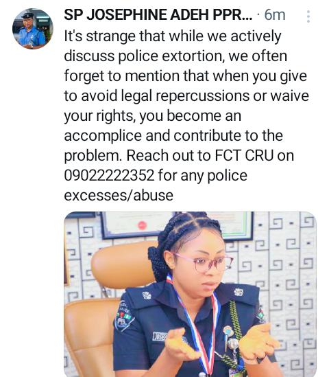 When you give a bribe to avoid legal repercussions you become an accomplice - FCT Police spokesman shares 4