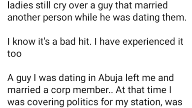 Photo of Find out if you are his spec for marriage to avoid heartbreak – Nigerian lady advises women as she narrates how her ex left her and married a Corps member