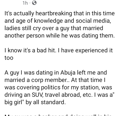 Find out if you are his spec for marriage to avoid heartbreak - Nigerian lady advises women as she narrates how her ex left her and married a Corps member 3