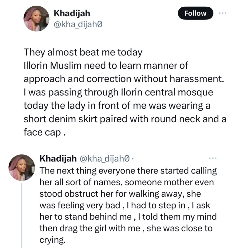 Muslims need to learn manner of approach and correction without harassment - Nigerian Muslim woman shares 6