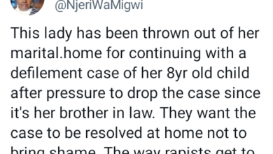 Photo of Woman thrown out of marital home for refusing to drop case against her brother-in-law who defiled her 8-year-old daughter