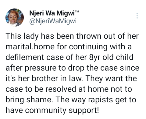 Woman thrown out of marital home for refusing to drop case against her brother-in-law who defiled her 8-year-old daughter 3