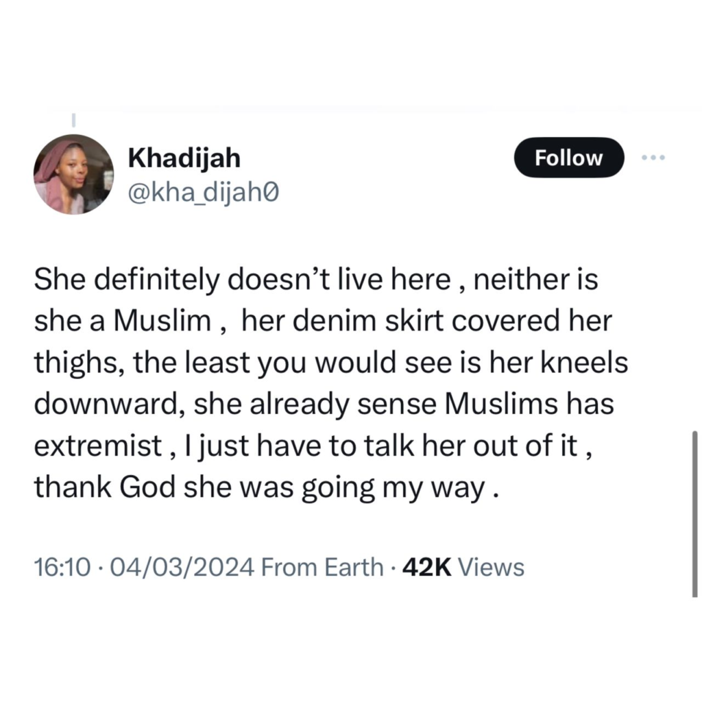 Muslims need to learn manner of approach and correction without harassment - Nigerian Muslim woman shares 7
