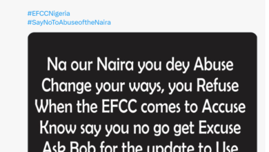 Photo of Abuse of Naira: Change your ways you refuse, ask Bob for the update – EFCC