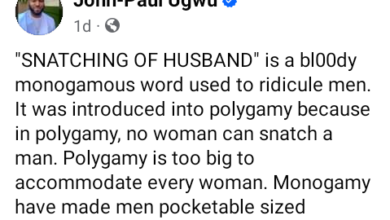 Photo of ”Monogamy has made men pocketable sized objects” – Nigerian polygamy advocate says